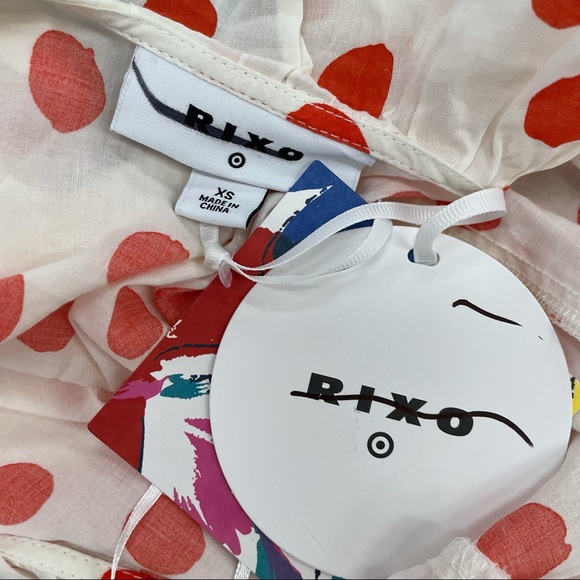 RIXO for Target polka mini wrap dot dress size S XS or XXS - Picture 8 of 13